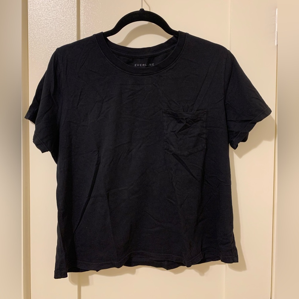 Everlane Cotton Box-Cut Pocket Tee